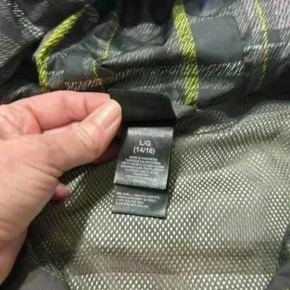 The North Face HyVent Black Boys Jacket Size Large 14/16 - Picture 10 of 12